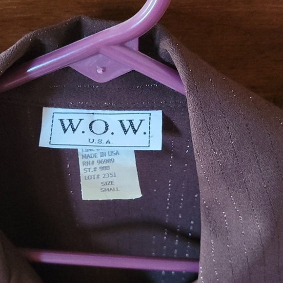 Womens Brown Blouse - Picture 3 of 6